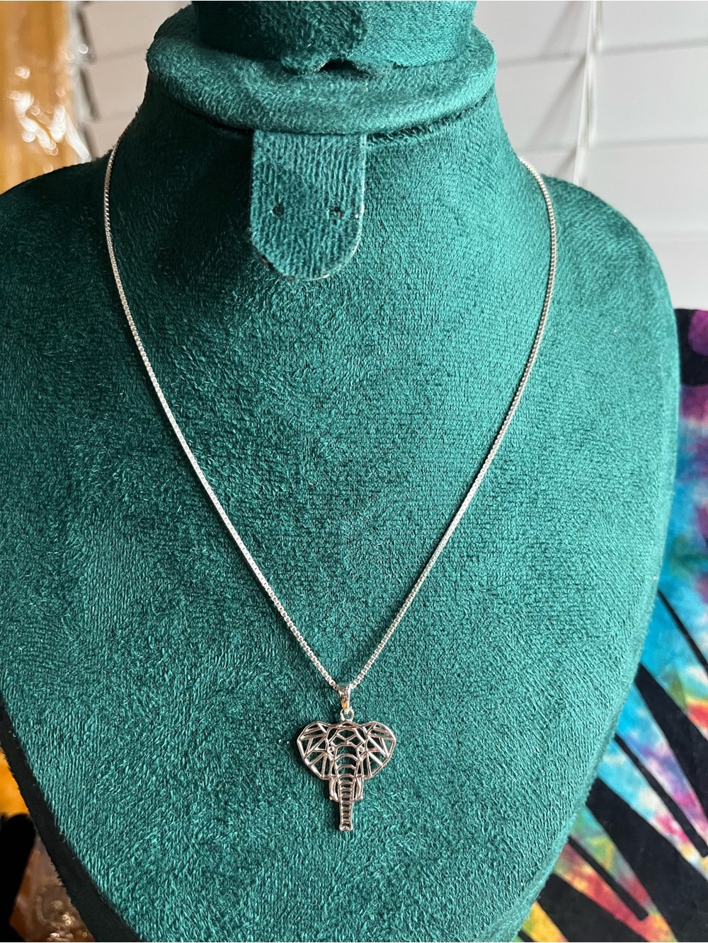 Jo Wisdom 925 Sterling Silver Lucky Elephant Amulet Pendant